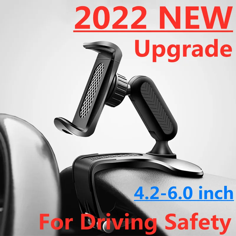 Universal Dashboard Car Phone Holder Easy Clip Mount Stand GPS Display Bracket Front Support for iPhone Samsung Xiaomi |