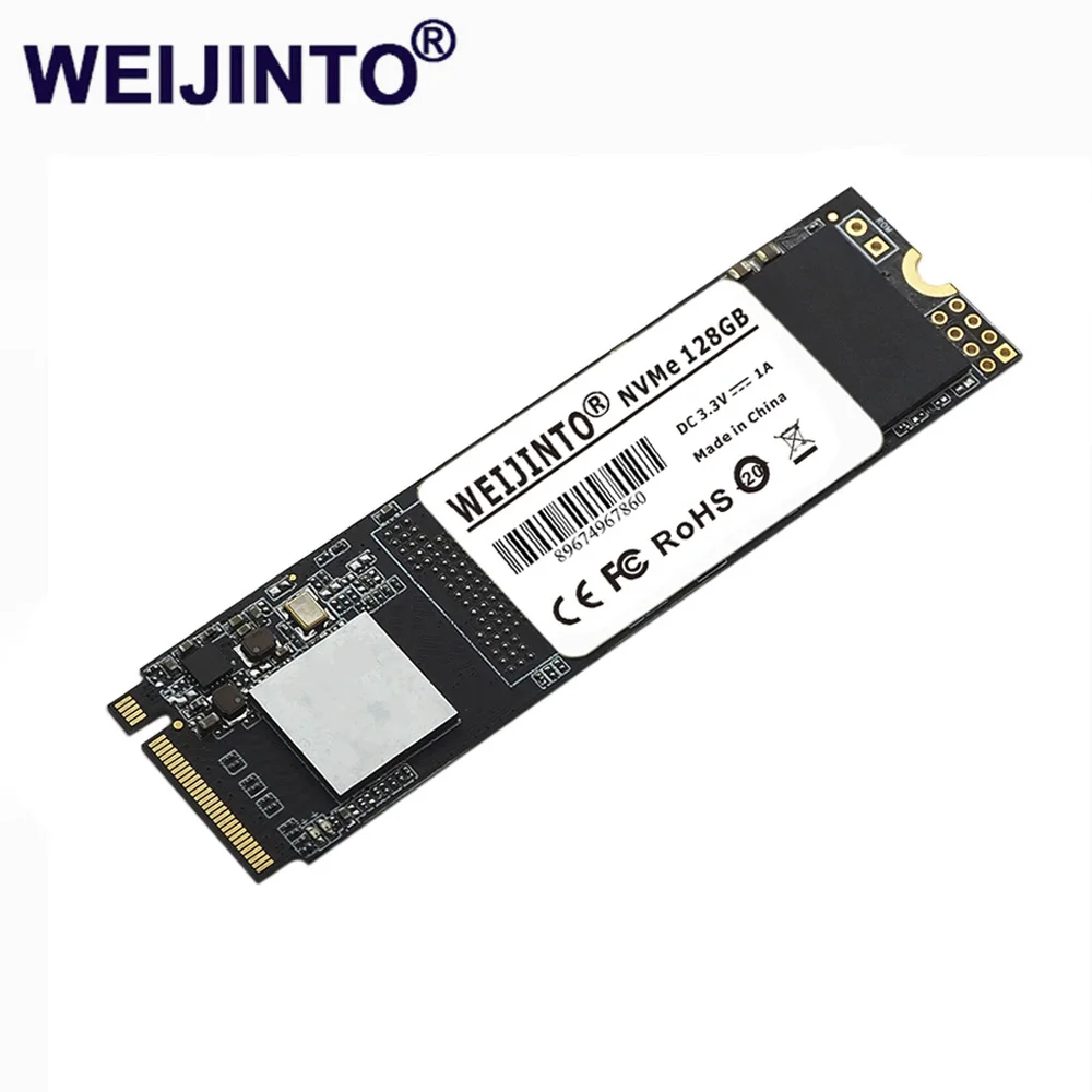 Внутренний жесткий диск WEIJINTO M2 NVMe SSD 512 ГБ 256 M.2 PCIe для ноутбука настольного