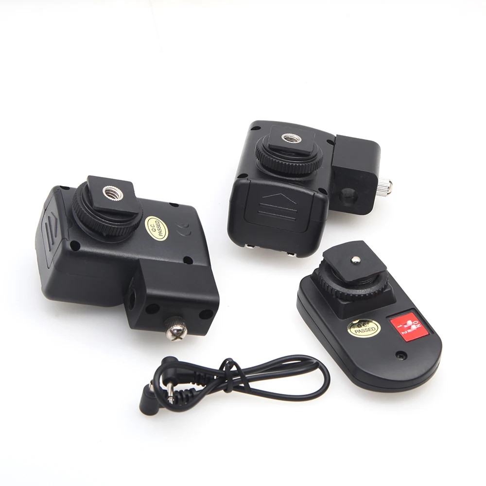 Wansen PT-04NE 4 канала радио Беспроводная вспышка Speedlite триггер с держателем зонта 2X