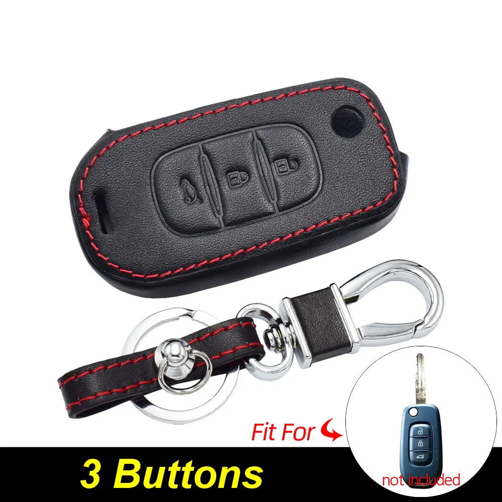 

Кожаный чехол для автомобильного ключа, флип-брелок, аксессуары для авто для Renault Sandero Stepwey Captur Kadjar Megane Logan Dacia Duster