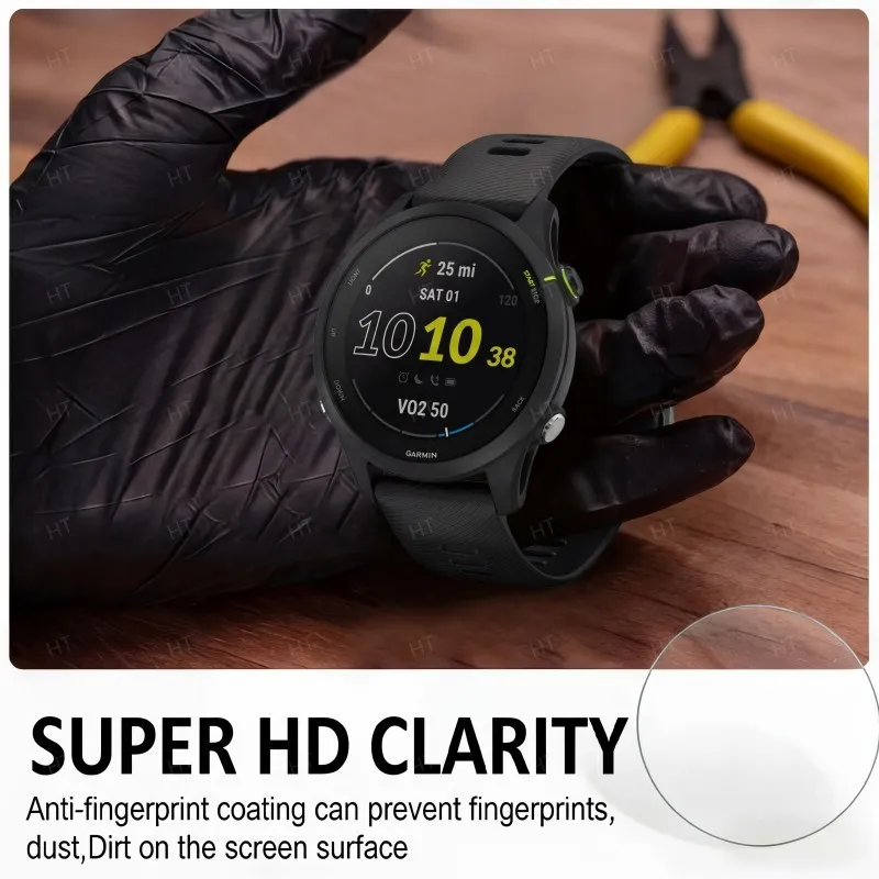 Фото Защитное стекло для Garmin Forerunner 165 255 955 55 45 245 945 935 745 Защитная пленка для экрана для Garmin Fenix 8 AMOLED Solar 7X 6X 7 6 7S 6S Pro 5 5S Защитное стекло №5