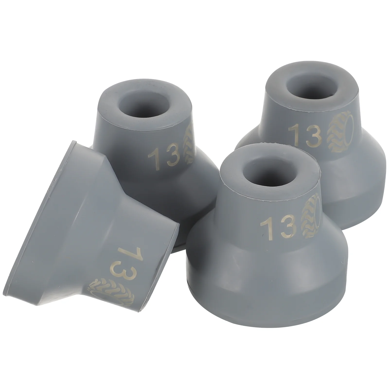 

4Pcs Crutch Tips Rubber Cane Tip Heavy Duty Crutches Pad Rubber Cane Feet Non-Slip Cane Tips