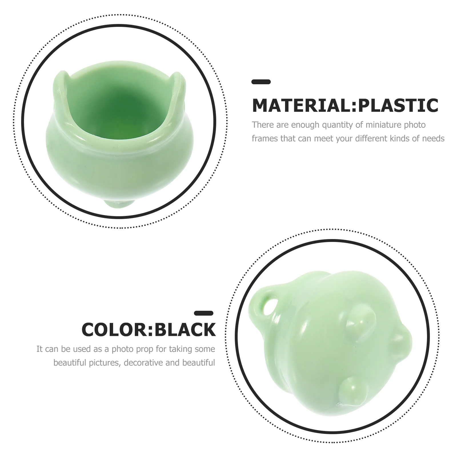 10 шт. аксессуары для Хэллоуина миниатюрные котел игрушки кружка чайник ведьмы