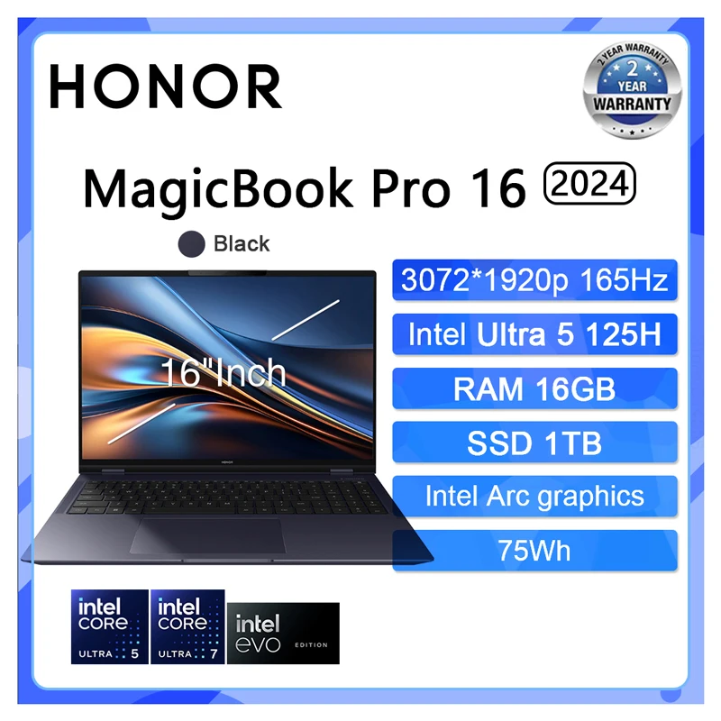 HONOR MagicBook Pro 16 Ultra5 игровой ноутбук | AliExpress