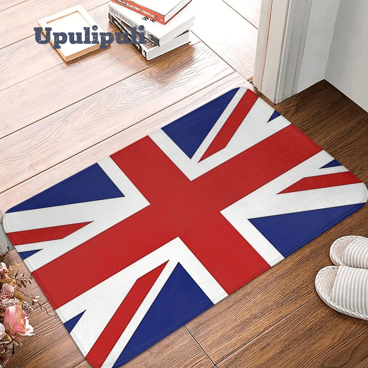 

Противоскользящий коврик с флагом Великобритании, страны, впитывающий Впитывающий Коврик для входной двери или ванной