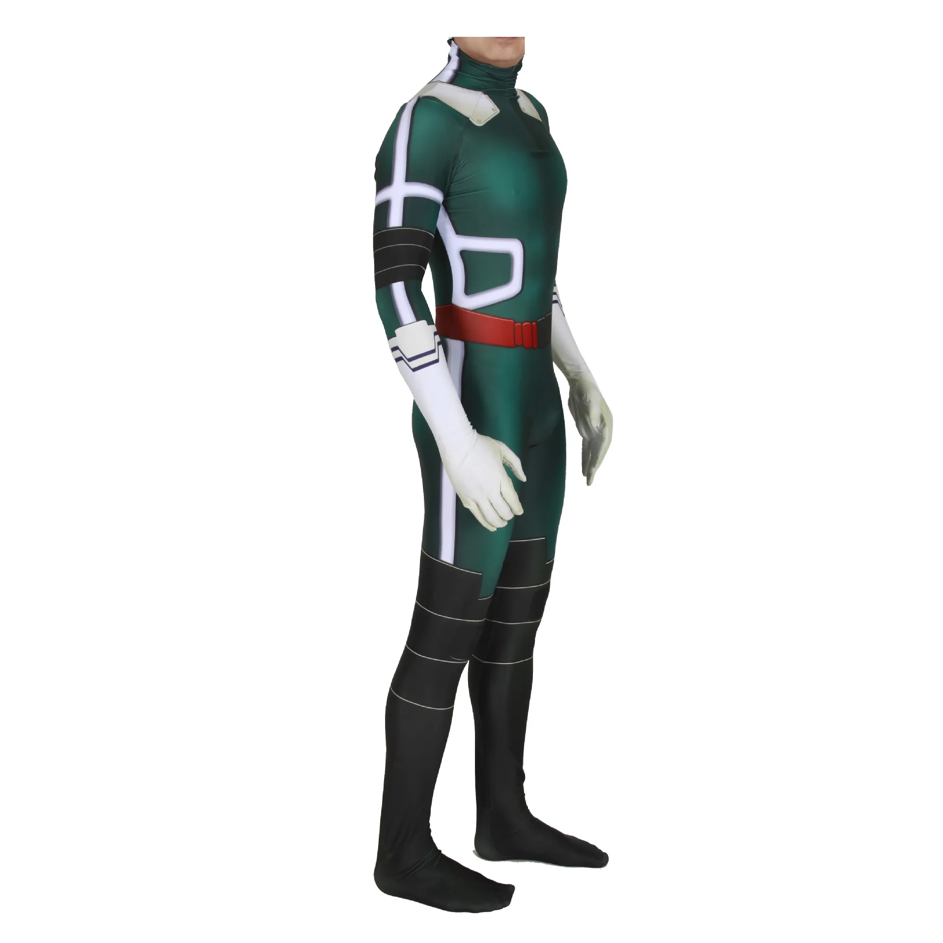 Костюмы для косплея My Hero academic Midoriya Izuko Deku мужчин и женщин костюм зентай облегающий