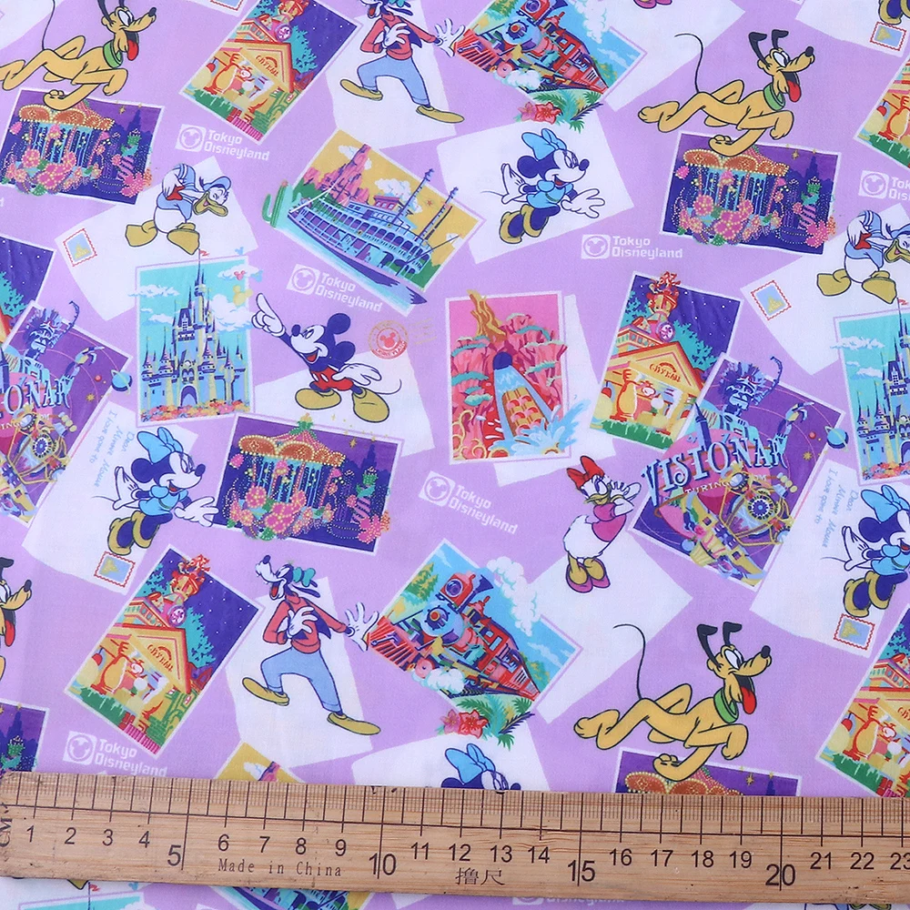 Ширина см ткань из полиэстера и хлопка для детских масок юбки домашней одежды