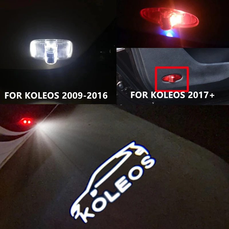 

2X LED Projector Lamp Car Door Welcome Light For Renault Koleos 2010 2012 2013 2014 2015 2017 2018 2019 2020 Emblem Accessories
