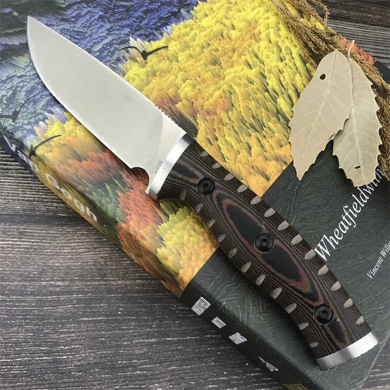 

BK 853 Small Selkirk Survival Knife 8Cr13Mov Fixed Blade G10 Handle Outdoor Camping Hunting Self Defense EDC Tool Kydex Sheath