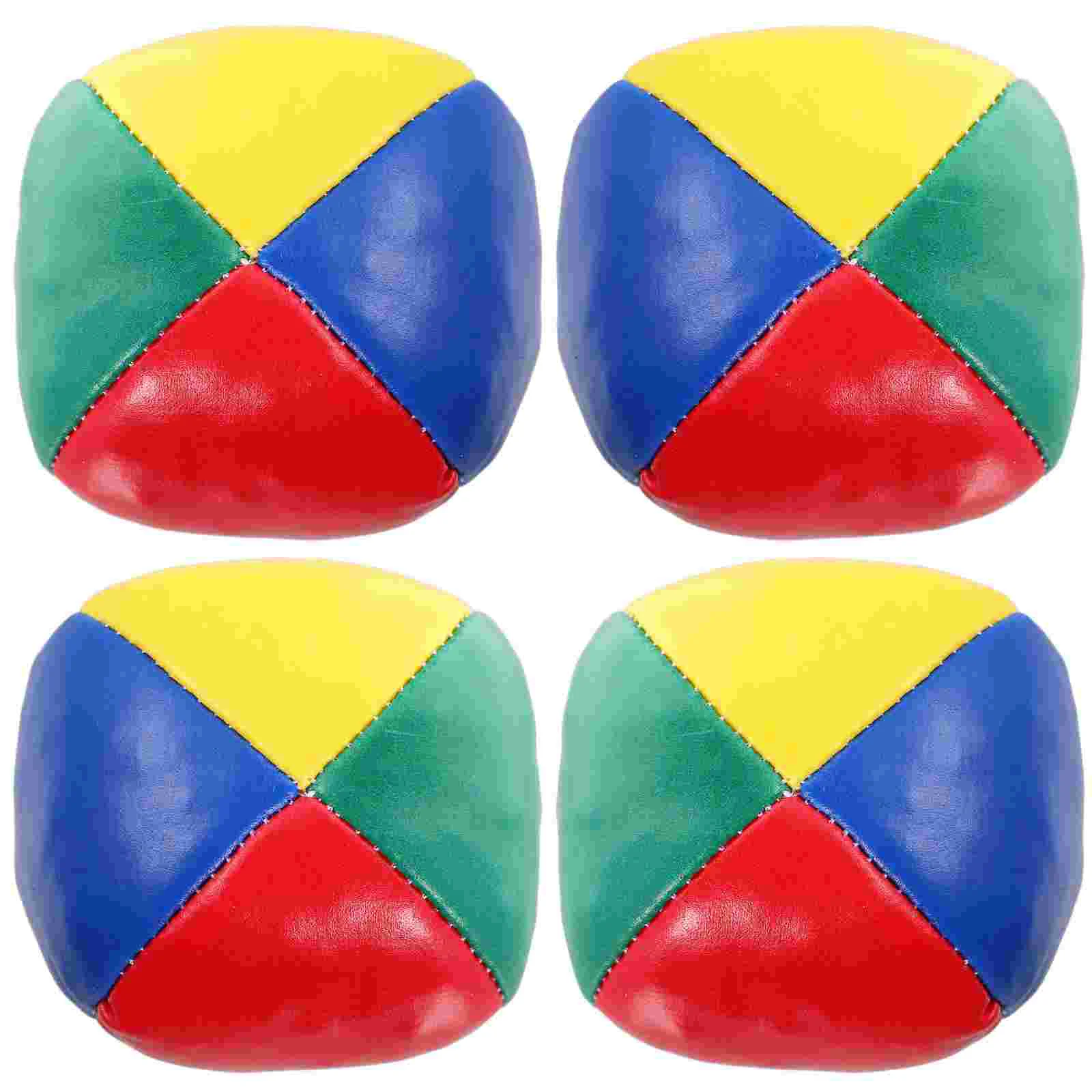 

4Pcs 5CM 4 Panel Design Circus Balls for Beginners and Professionals