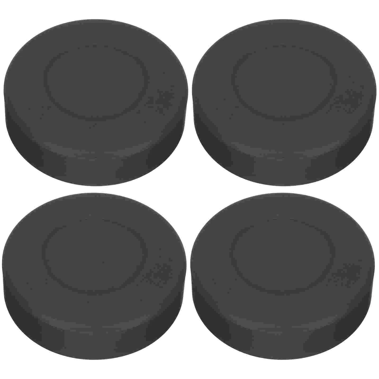 

4 Pcs Hockey Practice Ball Official Regulation Pucks Mini Suction Cups Sports Zirtek Adultos Sucker Practicing Accessory Race