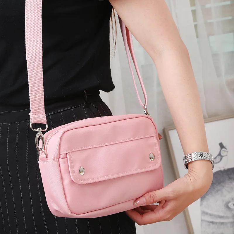 

Women Bag Casual Shoulder Bag Mobile Phone Bag Light Messenger Bags Female Coin Purse Small Square Bag