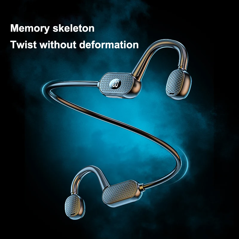 

Music Earbuds Sports Running Headset Driving Cycling Earbuds With Mic Wireless Headset 180mah Bone Conduction Earphone