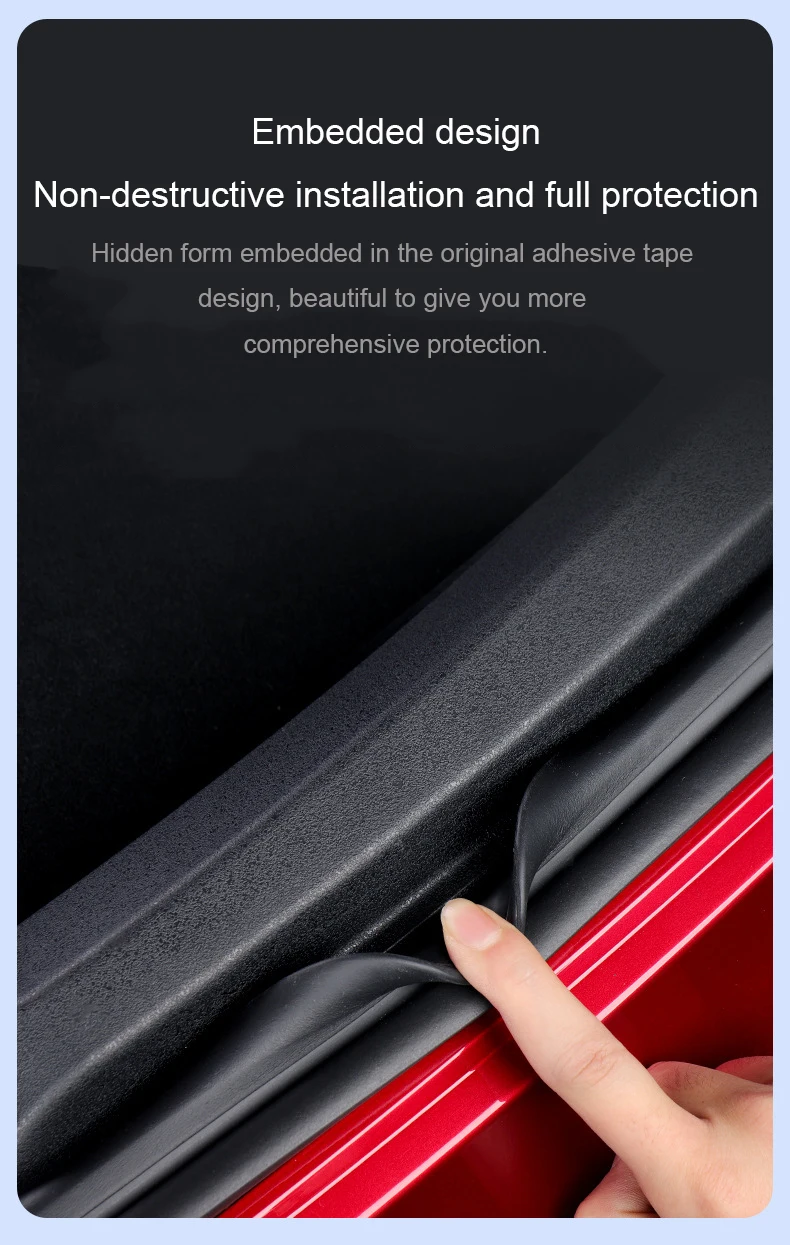 Пороговая полоса для багажника Tesla Model 3 Highland 2024 новая модель пороговое бампер из