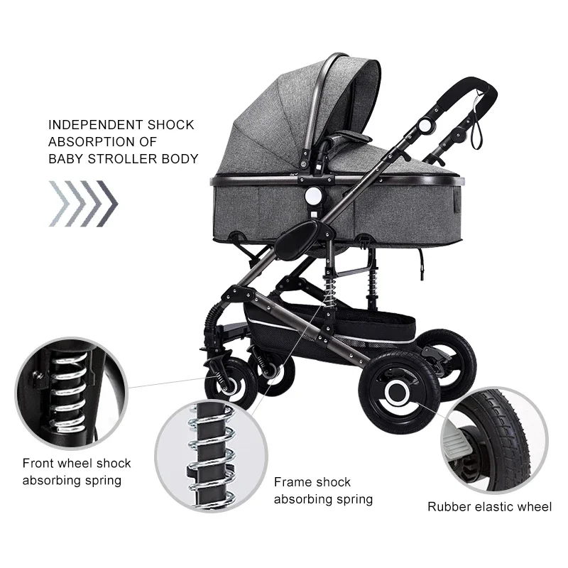 Горячая продажа коляски для новорожденных детская коляска Coches Para Bebes. Роскошные