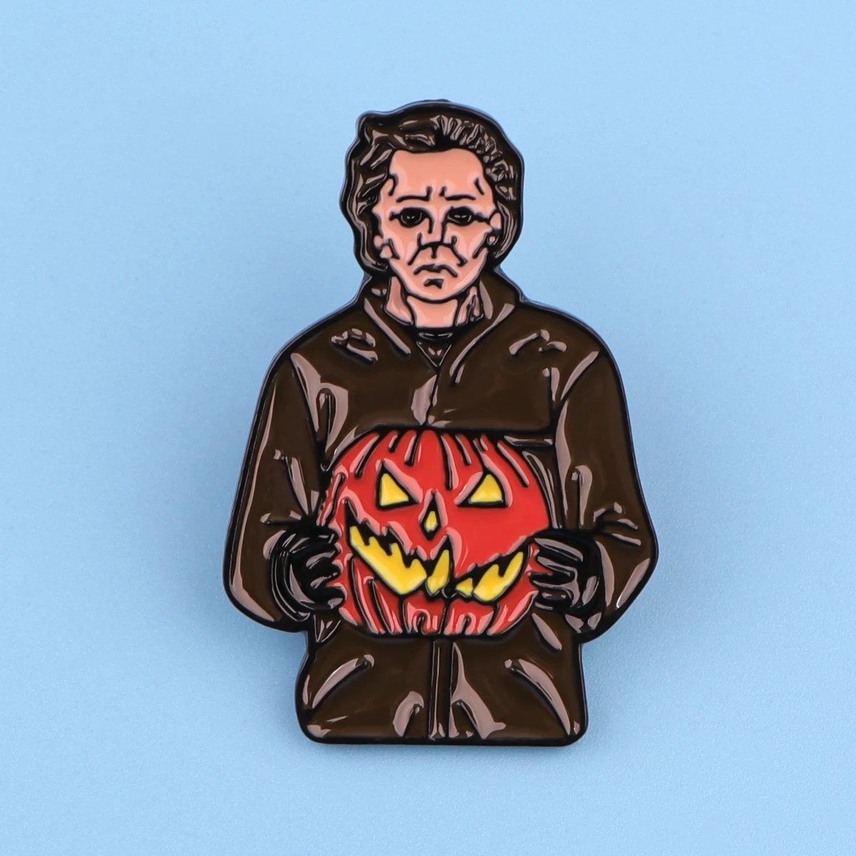 Эмалированные броши в виде фильма клоуна форме ужасов для женщин значки заколки