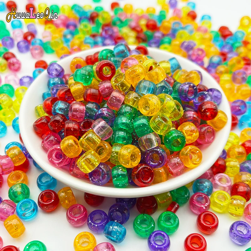 

Новые круглые акриловые бусины, 50 шт., 9 мм, бусины с отверстиями, принадлежности для рукоделия, изготовления ювелирных изделий, подвески «сд...