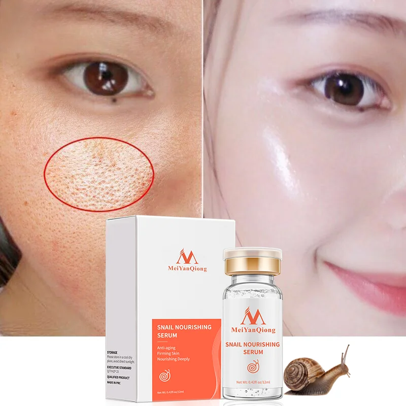 

Snail Essence Hyaluronic Acid Liquid Face Whitening Spot Essence Shrink Pores Ampoule Anti-acne Regenerative Cream Skin Care