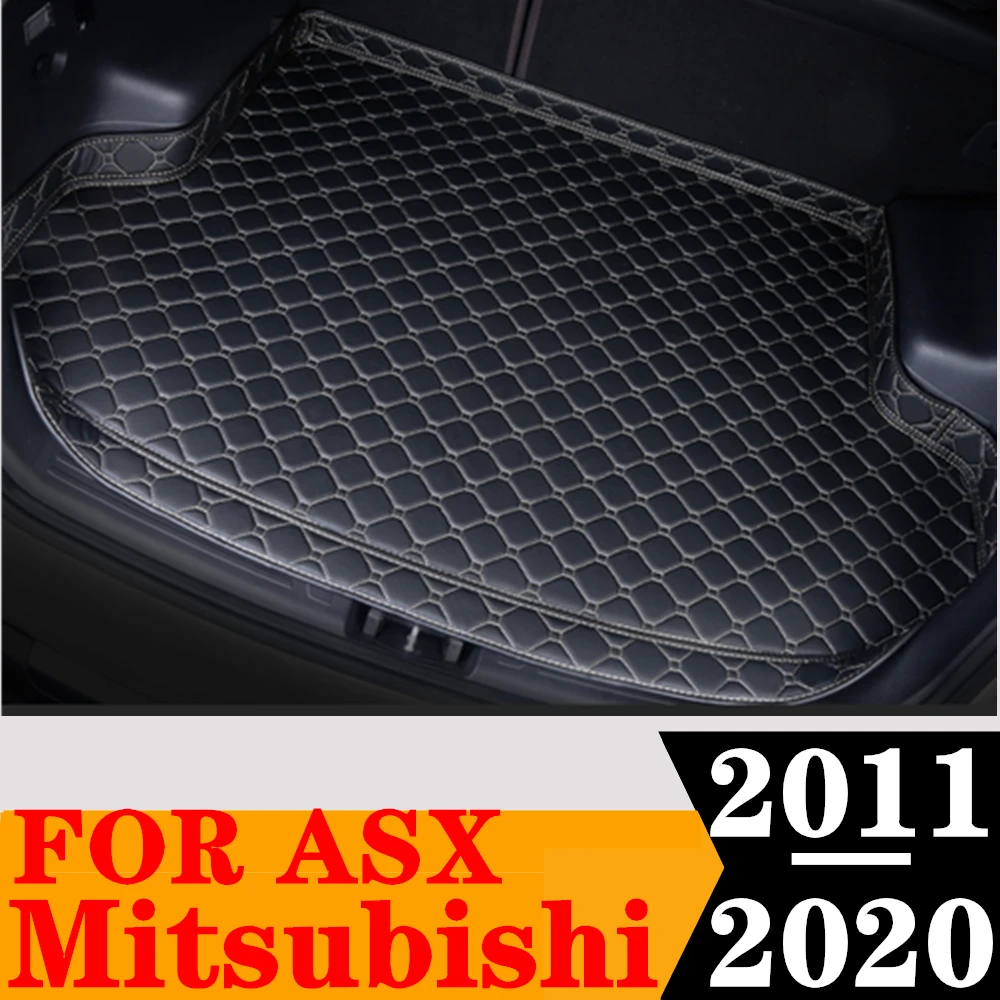 

Sinjayer Car Trunk Mat Waterproof AUTO Parts Tail Boot Carpets High Side Rear Cargo Liner Pad Fit For Mitsubishi ASX 2011-2020