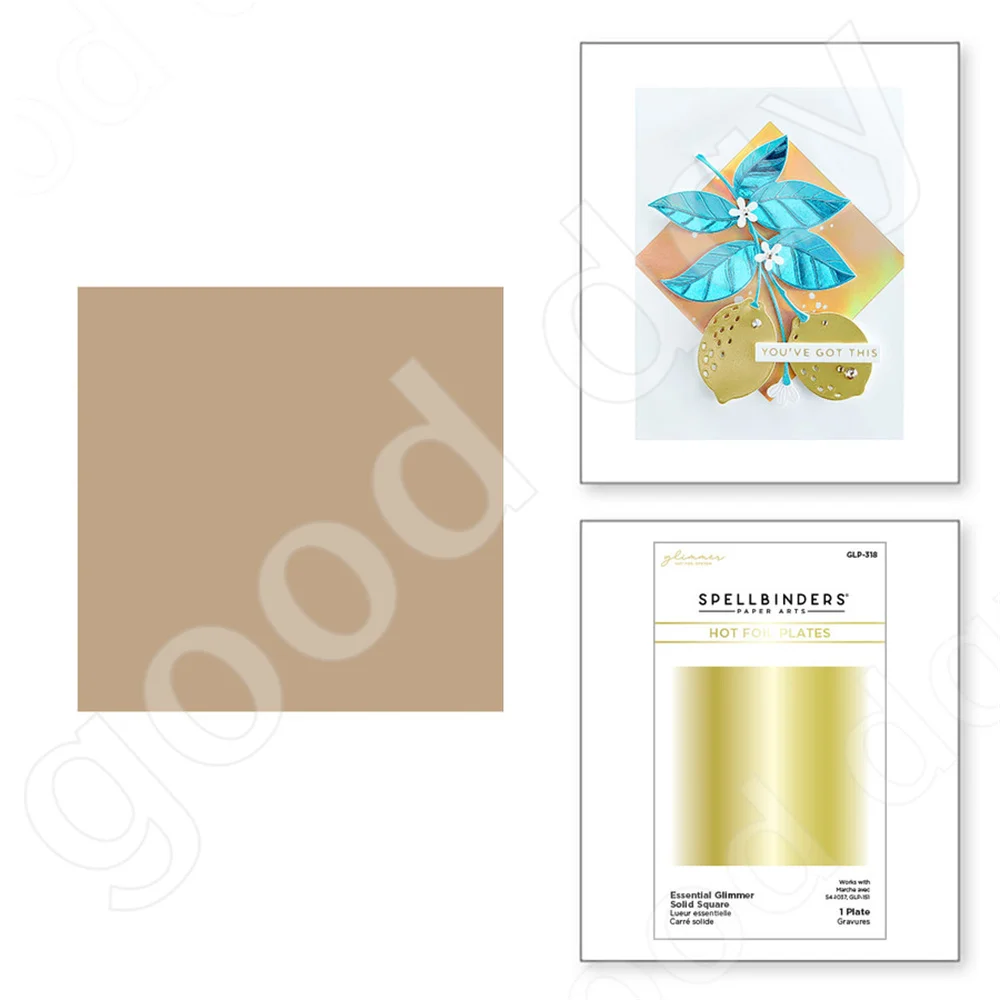 

2022 Easter,Square Glimmer Hot Foil Plate,metal Cutting Hot foil Scrapbooking Diy Decoration Craft Embossing