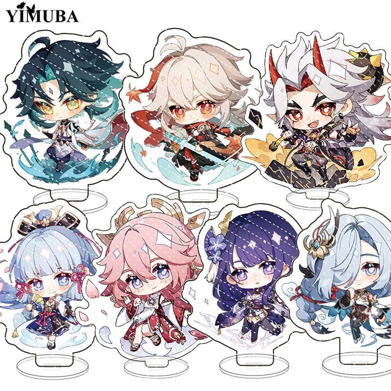 

10 см, аниме Genshin Impact, игровой персонаж, брелок, Baal Hutao Arataki Прокат Shenhe Yunjin, украшение для стола