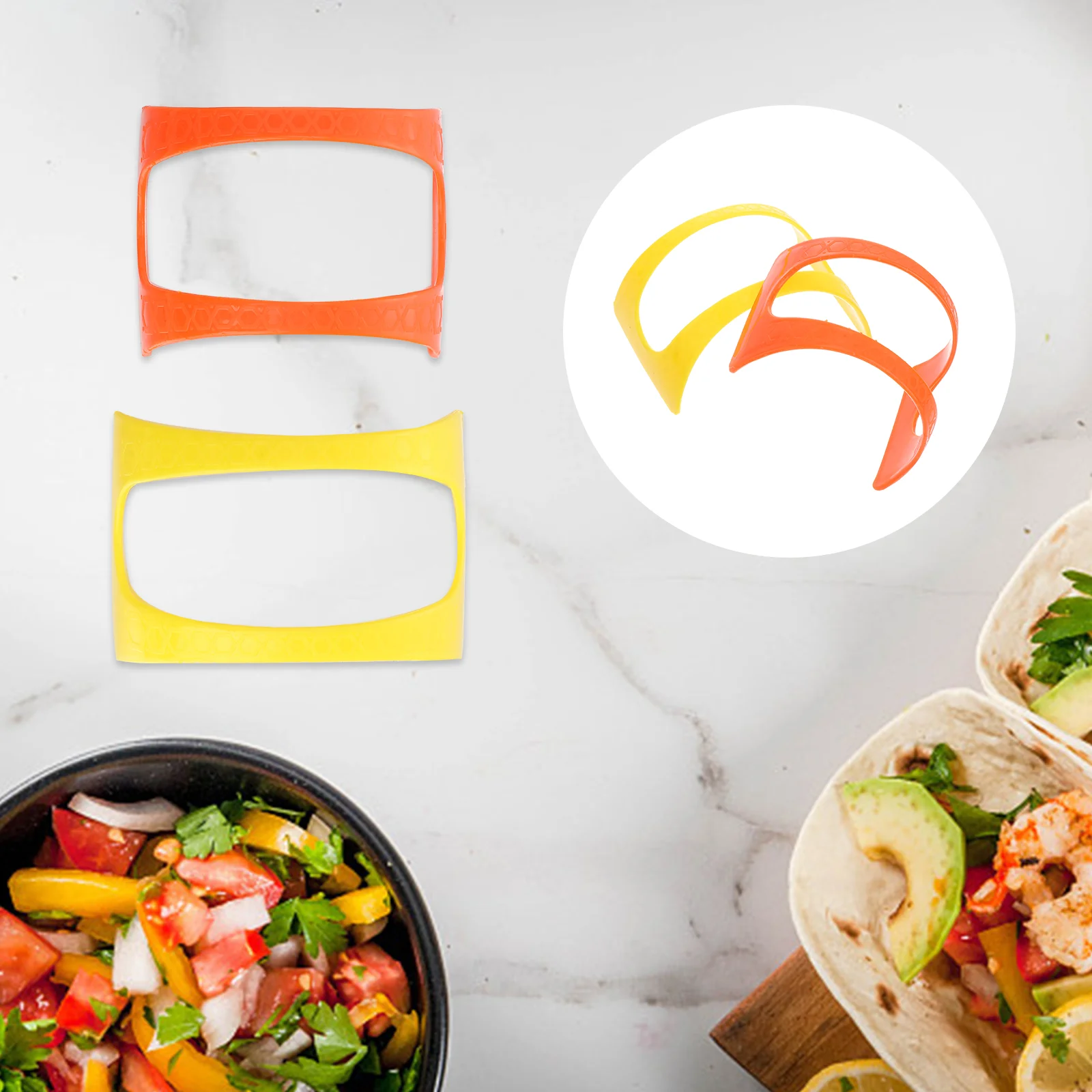 

Taco Holder Shell Rack Stand Tray Mexican Holders Standspancake Party Single Truck Server Plate Individual Plates Set Tortilla