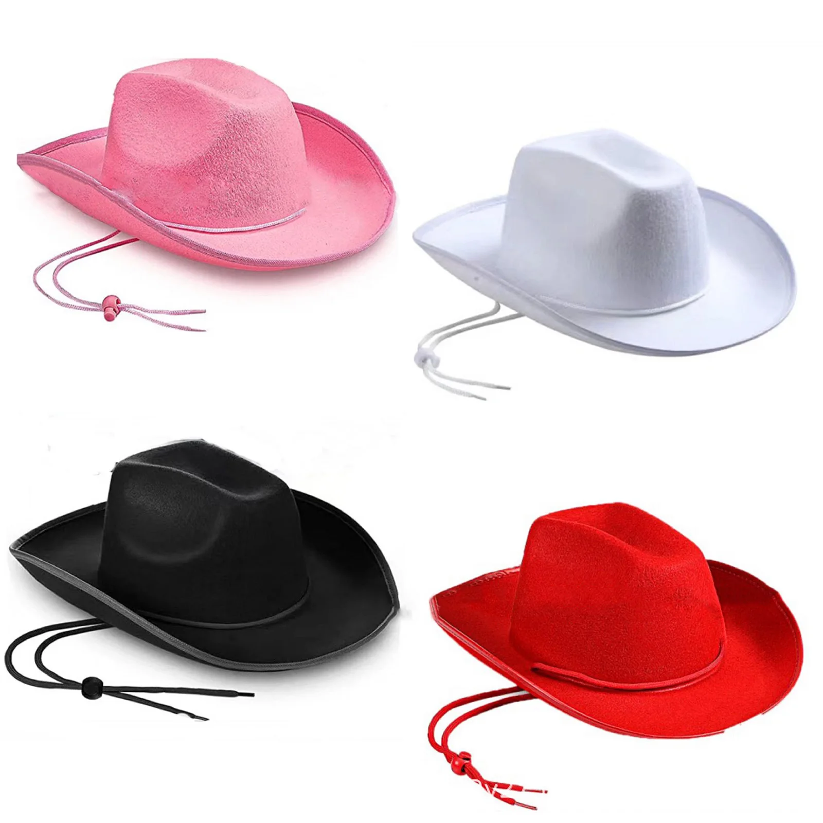 

Винтажная ковбойская шляпа в западном стиле, шляпа с широкими полями для джентльмена, Cowgirl, Легкая однотонная Кепка из фетра джаза, повседневная женская кепка для косплея