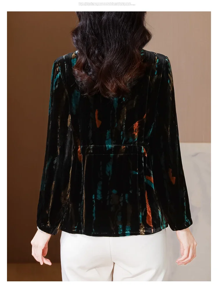 Легкий роскошный бархатный женский пиджак 2024 весна и осень новая мода красочный