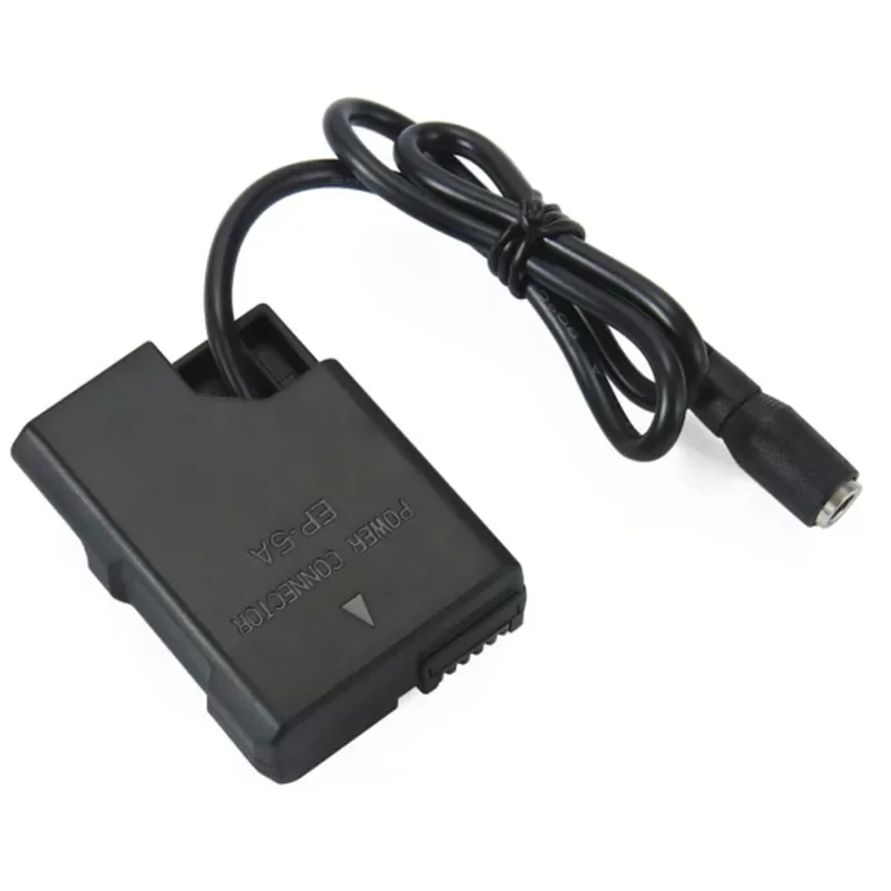 

EP-5A DC Coupler Replacement Nikon EL-14/EL-14A Battery Charger with 4.0*17mm DC Tip for Nikon D5500 Coolpix D7800 Camera