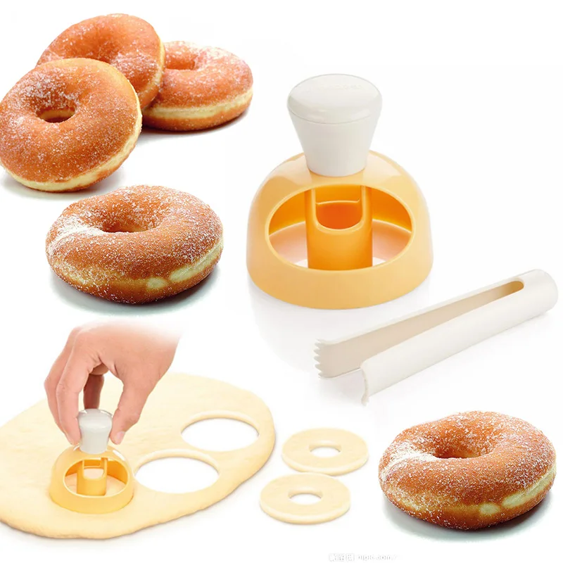 

Food Grade ABS Donut Mold Cake Mold Baking Bakeware Cake Decorating Tools Desserts Bread Baking Mould Baking Accessories