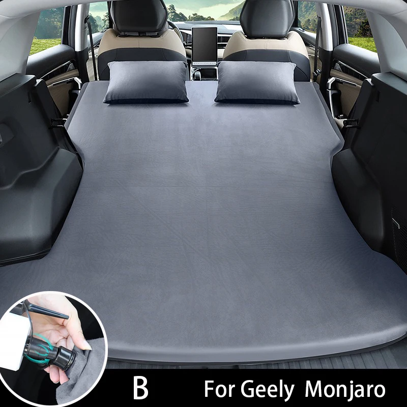 

Автомобильная дорожная кровать для Geely Monjaro Atlas Pro, надувной надувной матрас, самостоятельная туристическая кровать, уличный багажник для кемпинга, спальный коврик