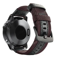 nylon band strap replacement for garmin fenix 5s plus 6s pro instict esports marq series adjustable wristband watchband bracelet
