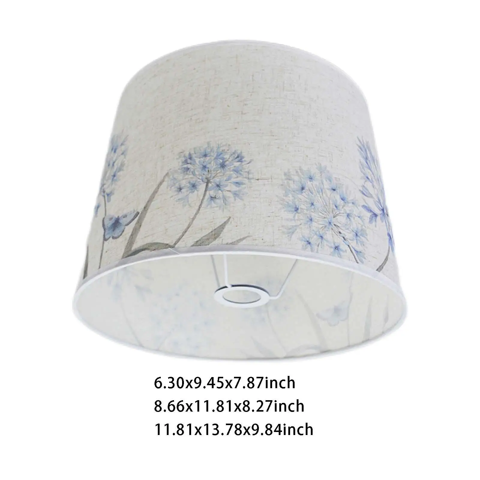 

Retro Style Simple Lamp Shade Bouffant Lampshade Frame Cover Removable Decor