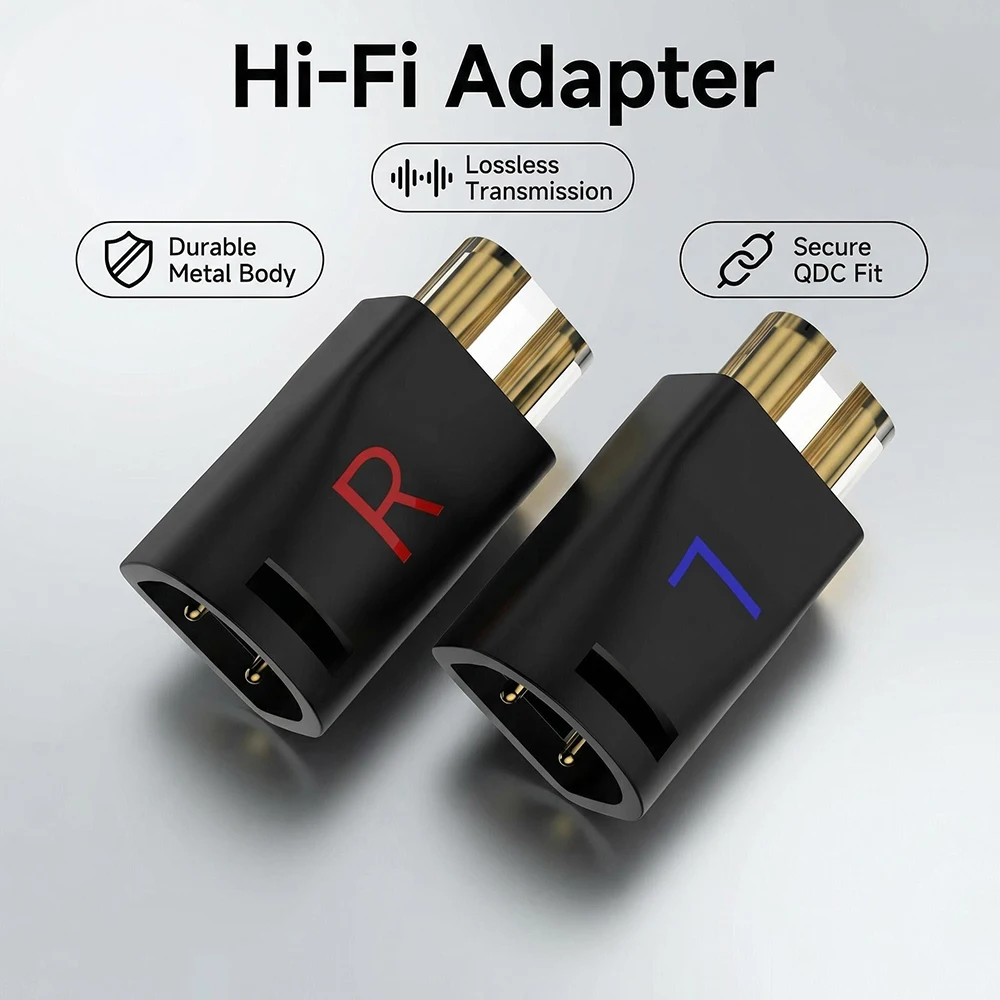 Фото Адаптер для наушников HIFI SENNHEISER IE8 (штекер) на QDC 2 PIN (гнездо) для подключения наушников SENNHEISER IE80S/IE80/IE8I/IE8, конвертер №2