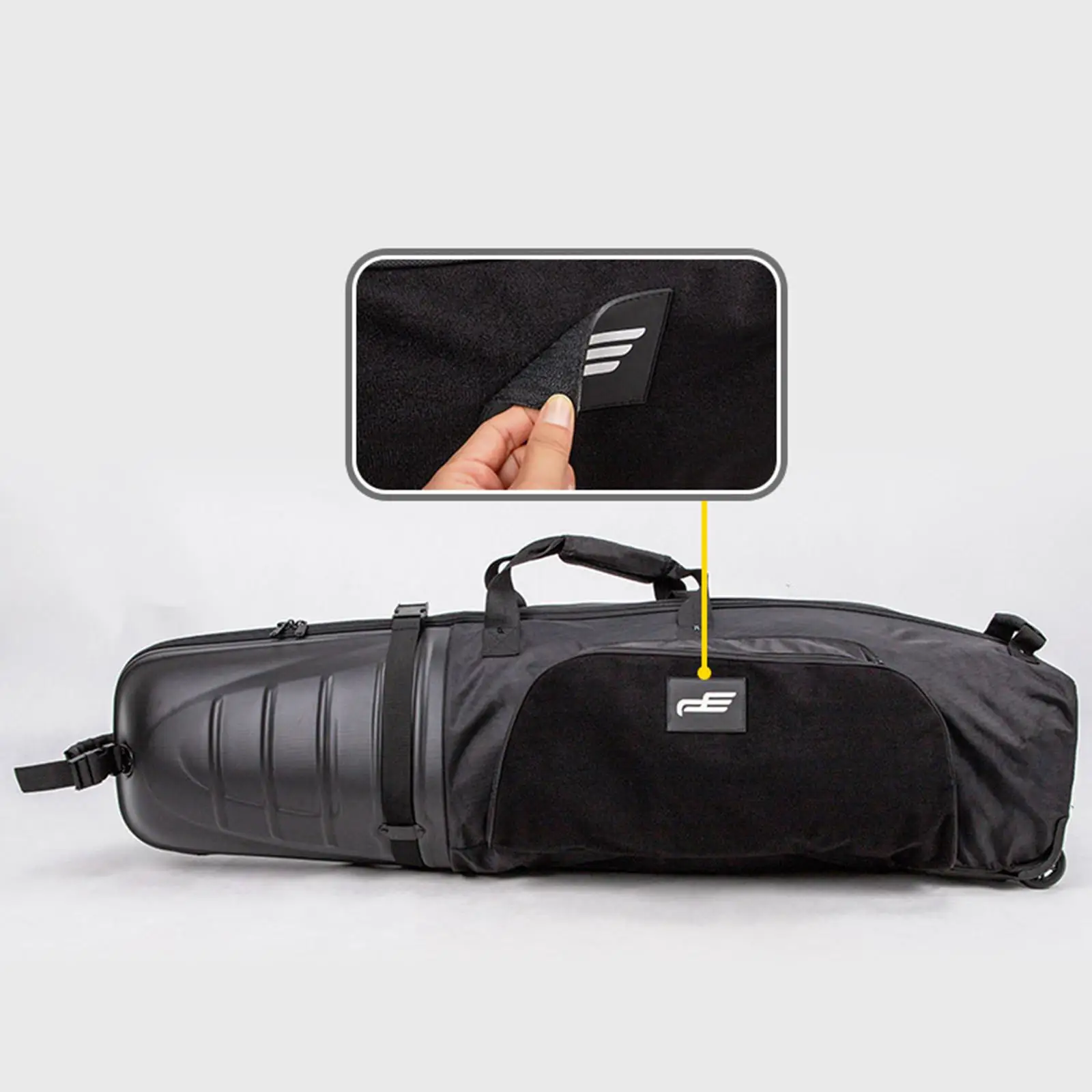 Дорожная сумка для гольфа с колесами и жесткой планшетом большой емкости