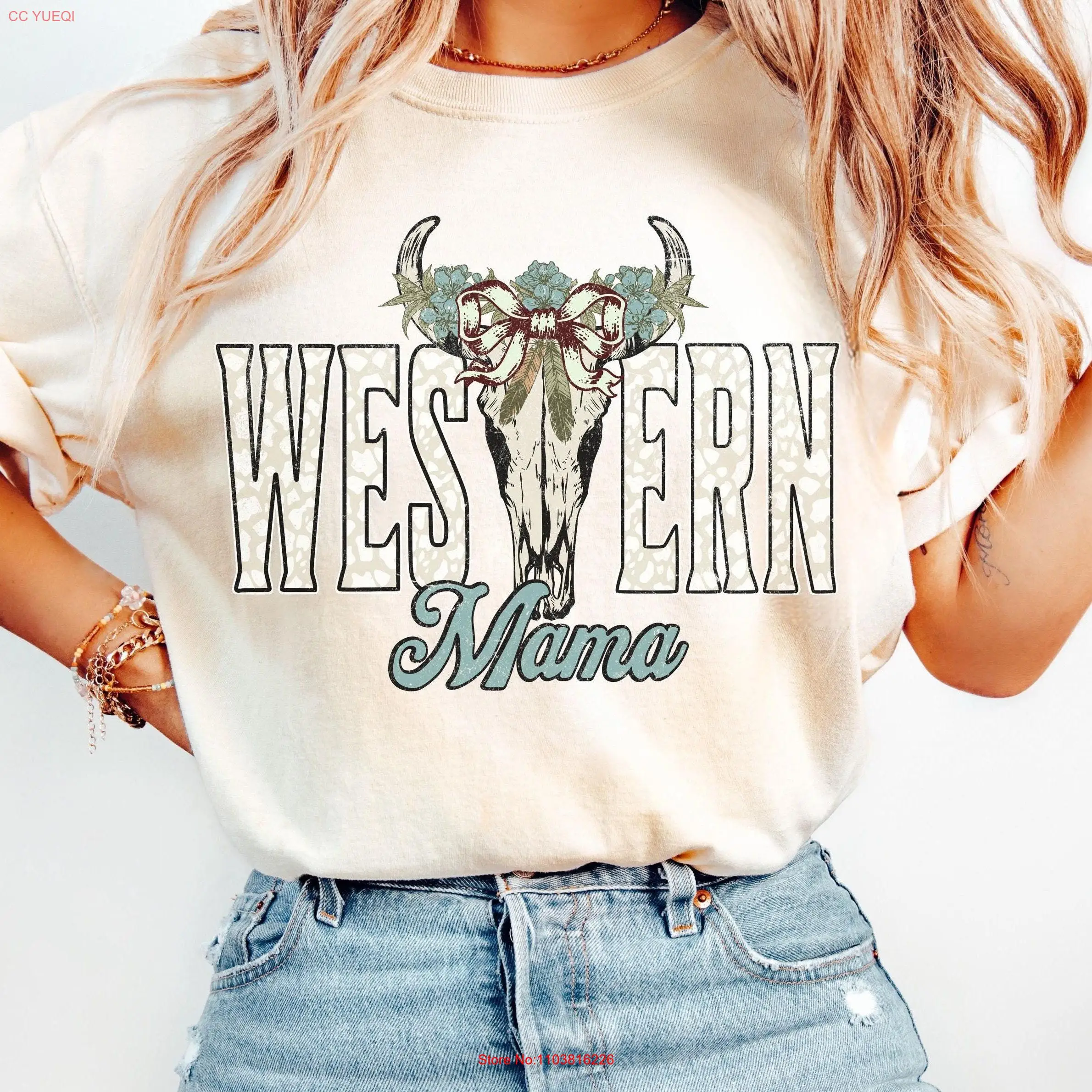 Ковбойская футболка большого размера в стиле вестерн удобные цвета ретро