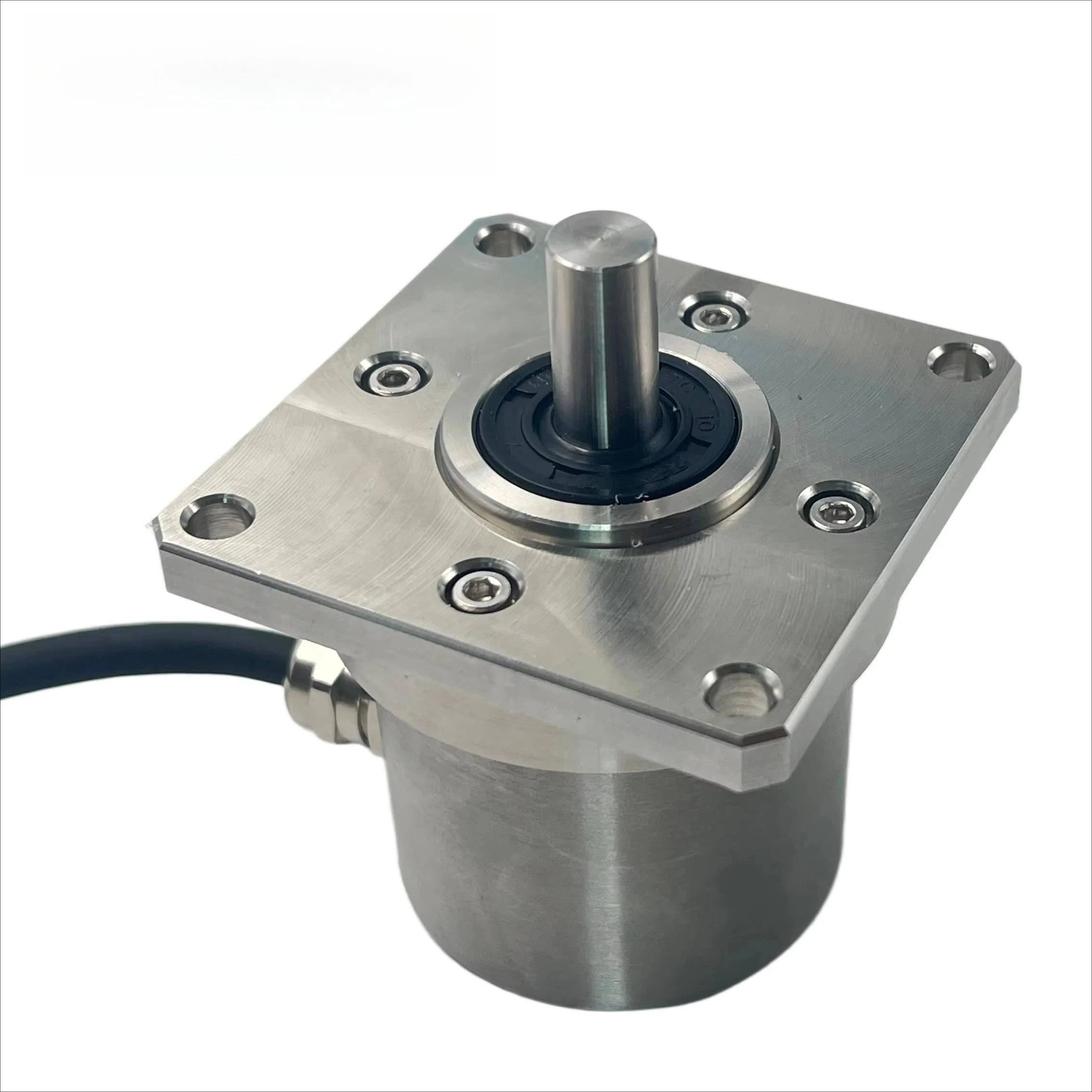 Фото Высокоточный многооборотный абсолютный поворотный энкодер SSI DPL582M-S2-G-58-10-SC-EC-A Deupree с цельным валом 10 мм, 8-30 В постоянного тока, для автоматизации. №2