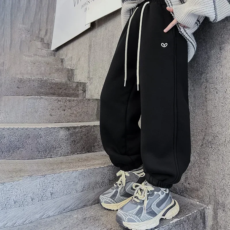 Детские брюки с эластичной резинкой на талии детская одежда зимние штаны для