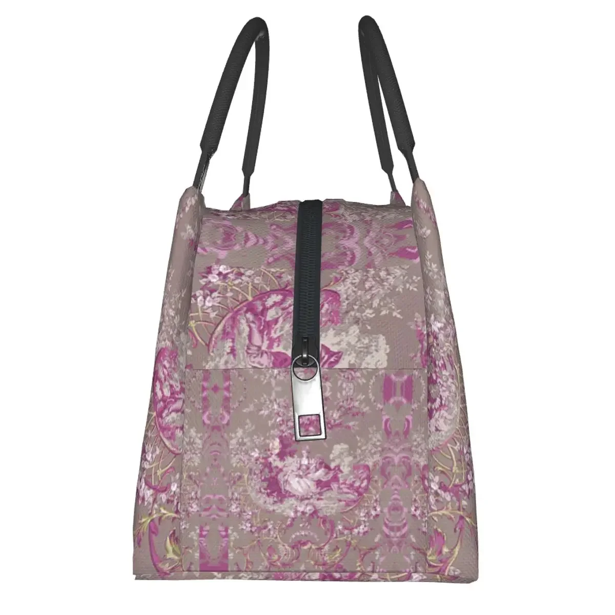 Элегантный повседневный Ланч-бокс холст де Jouy Портативная Сумка-тоут для пикника