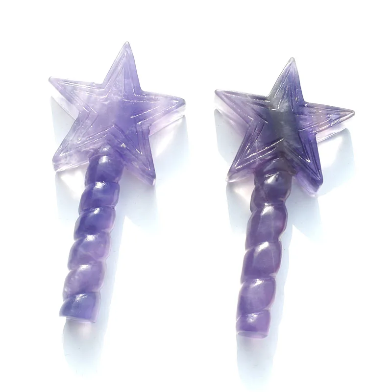 

1 / 3 / 5 Pcs Natural Purple Fluorite Crystal Magic Stick