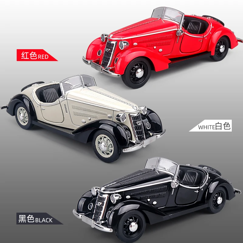 

Audi 1:32 rover W25K audi models sound and light sutra pull round gold car simulation antique boy toy car decoration gifts