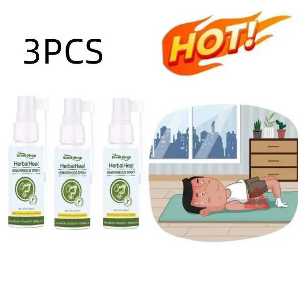 

3 шт., спрей от геморроя и внешней трещины