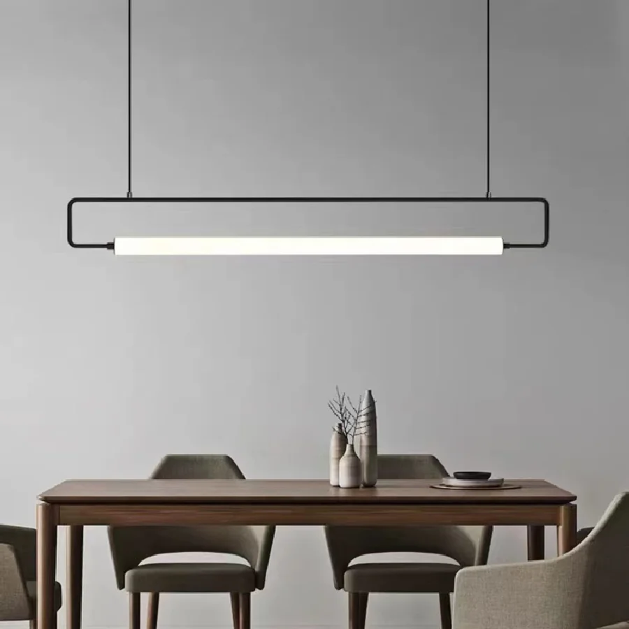 

IWP Modern Creative Pendant Lamp Kitchen Island Light Dining Table Led Hanging Light Bar Restaurant Cafe Minimalist Decor Light