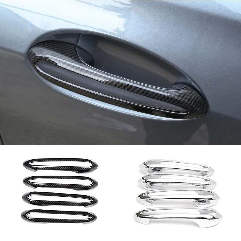 

For BMW X3 X4 G02 G01 19-21 4PCS Car Outer Door Handle Cover Trim Exterior Handles Decorate Covers Car Interior Accessories
