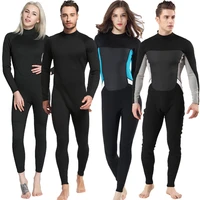 2mm neoprene mens and womens fashion one piece long sleeved warm cold proof beach swimming snorkeling surfing wetsuit 2022