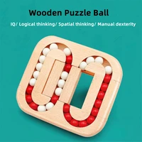 wooden ball puzzle luban lock rolling cube balls for kids early education game brain teaser puzzle toys for adults children gift