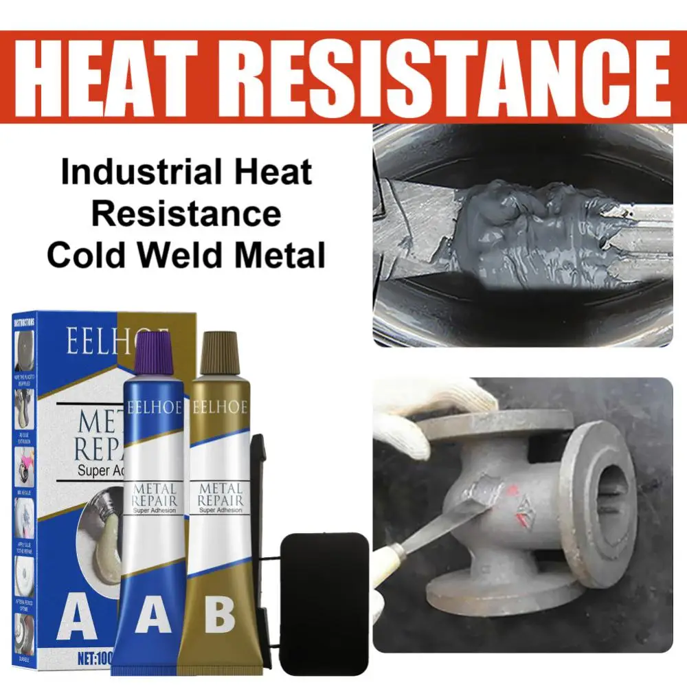 

Strong Metal Repair AB Glueweld Metal Glass Plastic Wood Ceramic Marble Quick Drying Heat Resistance Structural Solder Adhesives