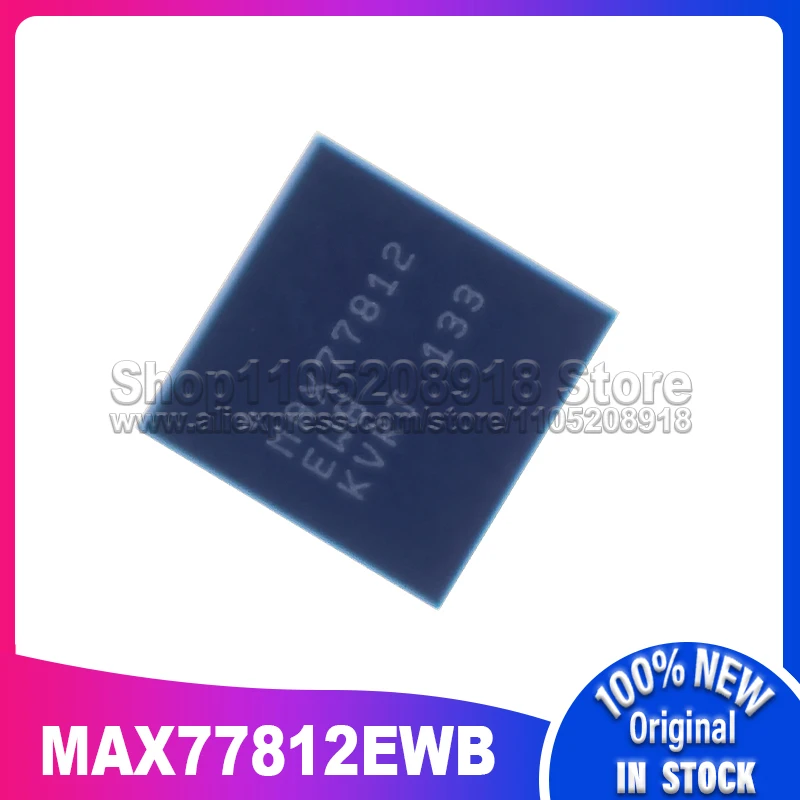 Фото 5 шт./лот MAX77812EWB MAX77812EWB + T WLP-64 MAX77812 для консоли NS SWITCH, микросхема BGA, набор микросхем, 100% новый точечный запас №2