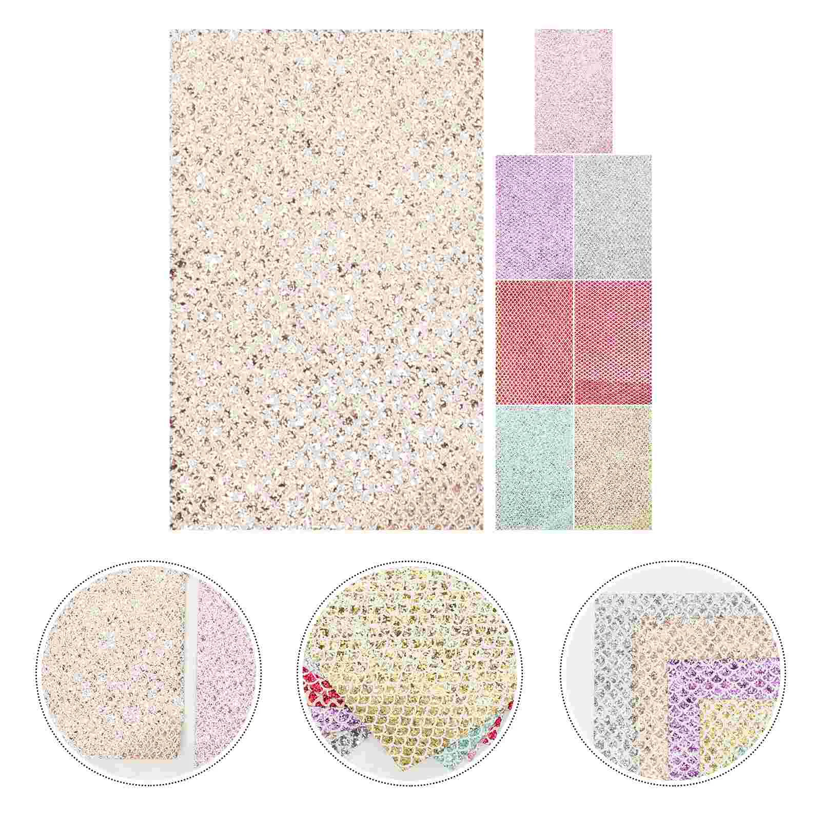 

8 листов искусственной кожи со шкалой, узорные искусственные ткани, тканевые листы для рукоделия