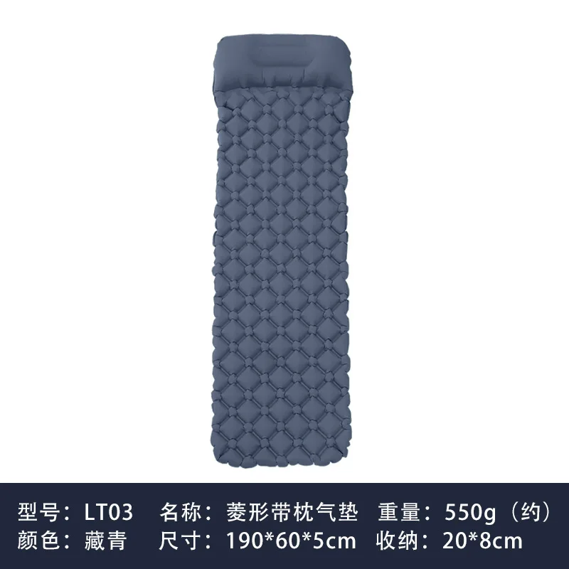 

Foot Supply Energy Outdoor Camping Sleeping Pad Folding Sleep Mat Beach Mattress With Pillows Ultralight Air Mat Travel Bed